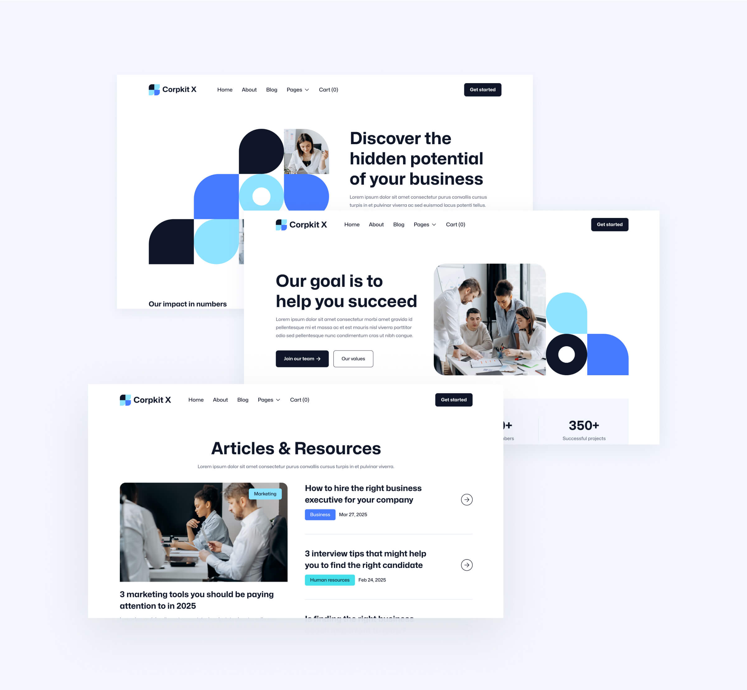 Corpkit X - 48 Sections Included - Consulting Firm Webflow Template