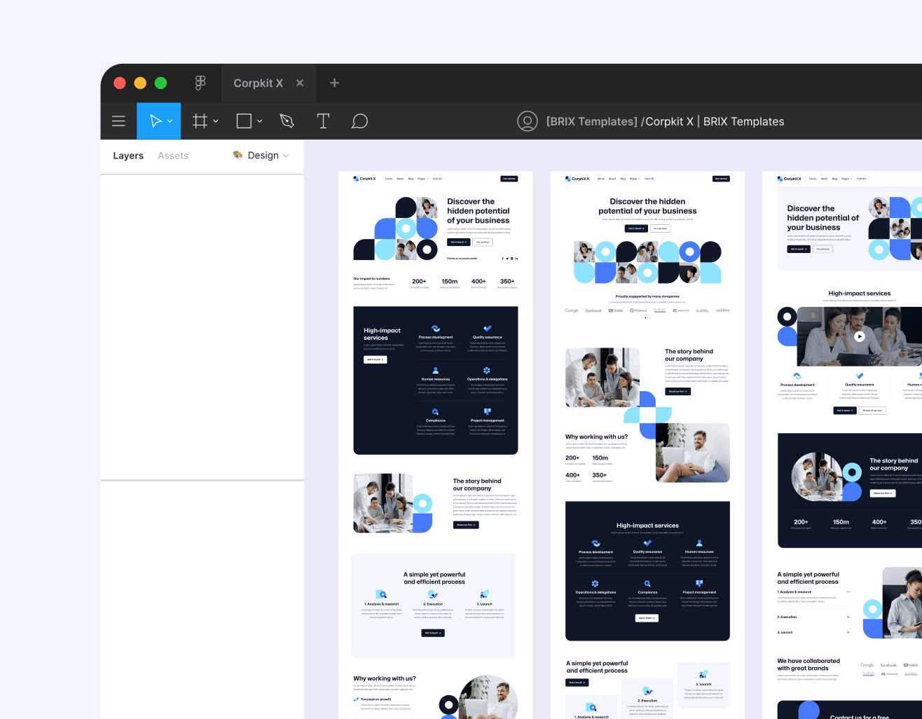 Corpkit X - Figma File Included - Consulting Firm Webflow Template